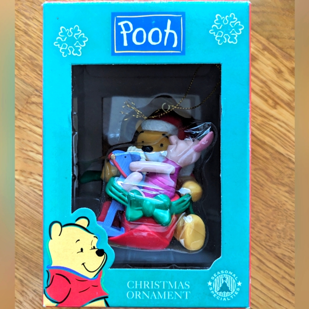 Vintage Pooh Piglet Christmas ornament Seasonal Specialties Disney 90s